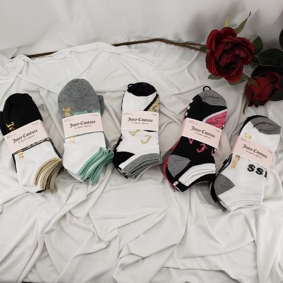 Juicy Couture Accessories - Juicy Low Cut Socks Pack NWT $20 each Set